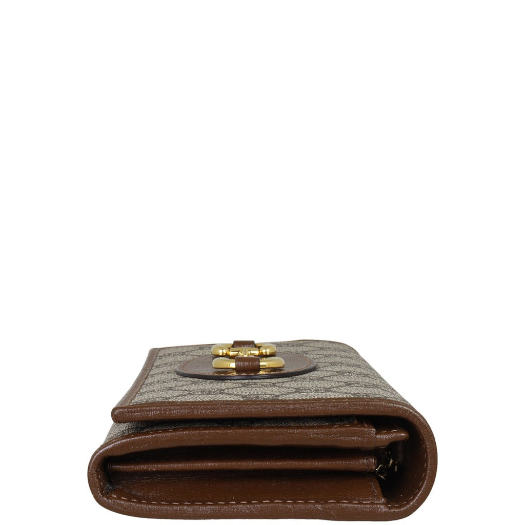 Gucci GG Supreme Horsebit 1955 Chain Wallet