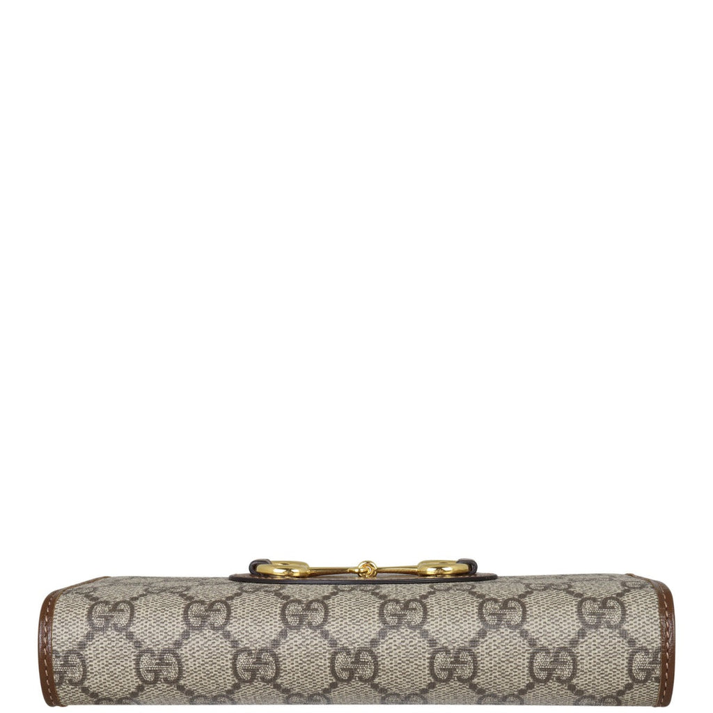 Gucci GG Supreme Horsebit 1955 Chain Wallet