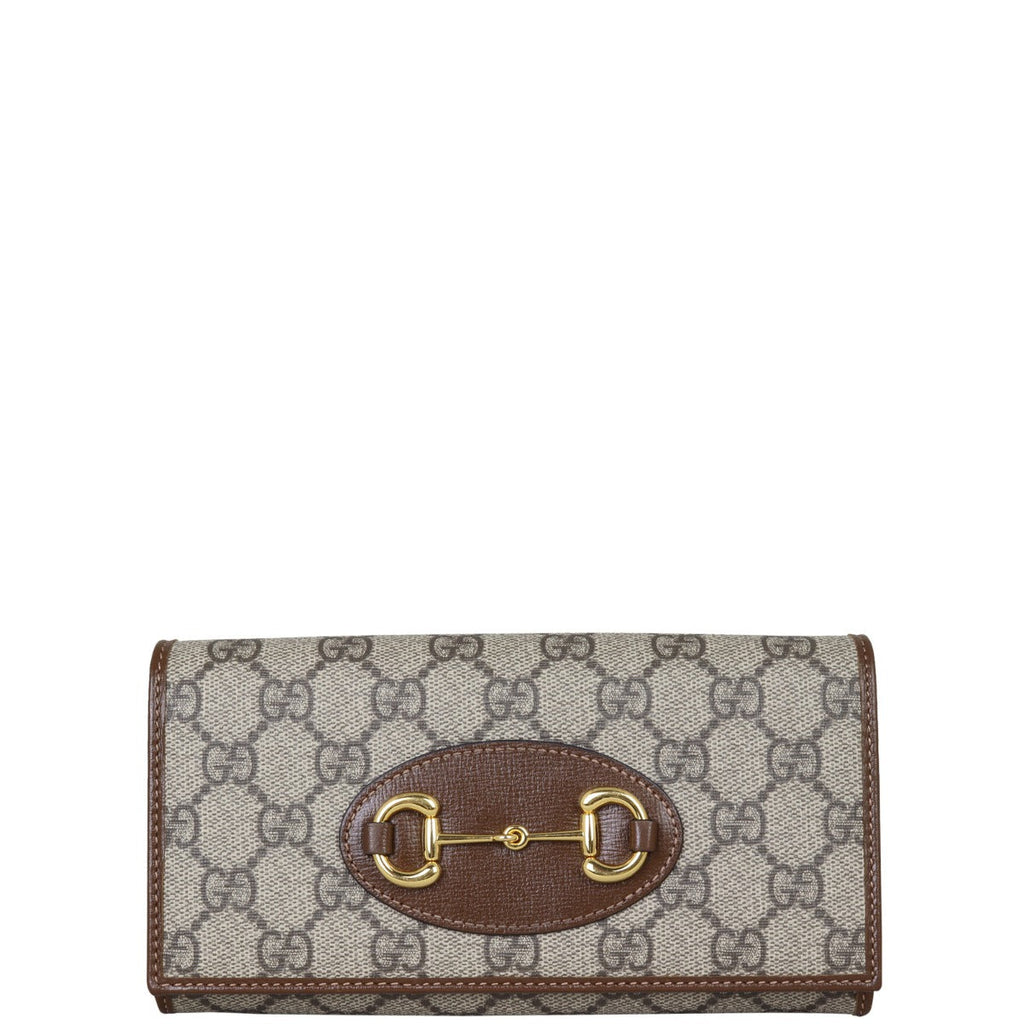 Gucci GG Supreme Horsebit 1955 Chain Wallet