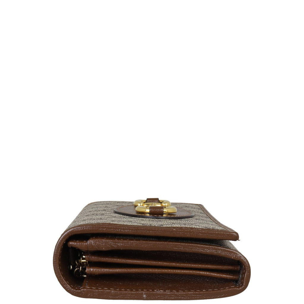 Gucci GG Supreme Horsebit 1955 Chain Wallet