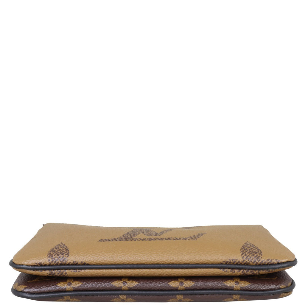 Louis Vuitton Pochette Double Zip Monogram Giant Reverse