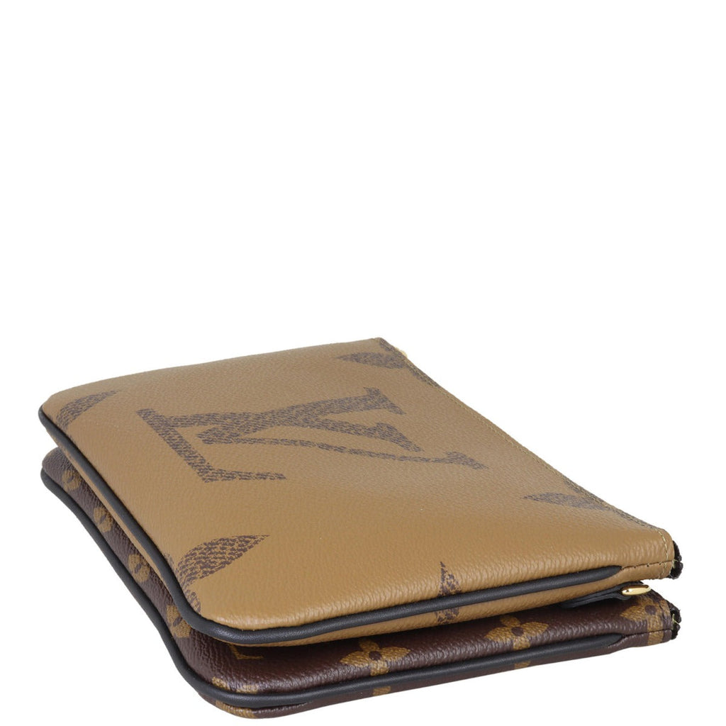 Louis Vuitton Pochette Double Zip Monogram Giant Reverse