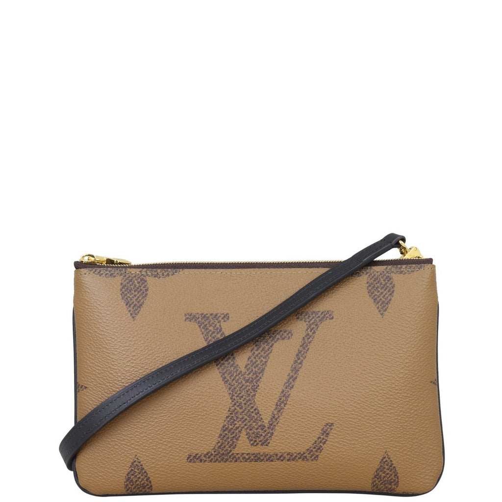 Louis Vuitton Pochette Double Zip Monogram Giant Reverse