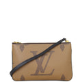 Louis Vuitton Pochette Double Zip Monogram Giant Reverse
