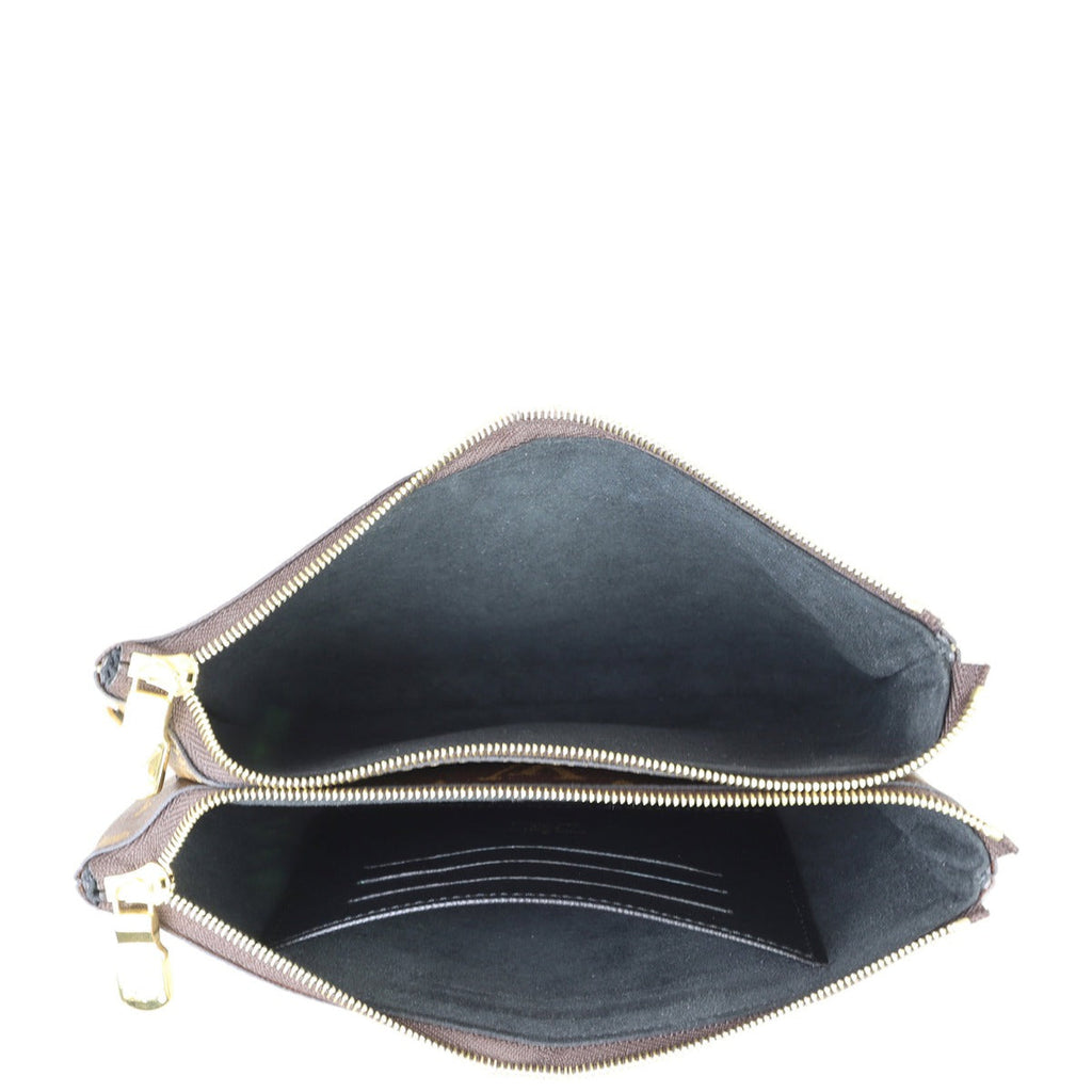 Louis Vuitton Pochette Double Zip Monogram Giant Reverse