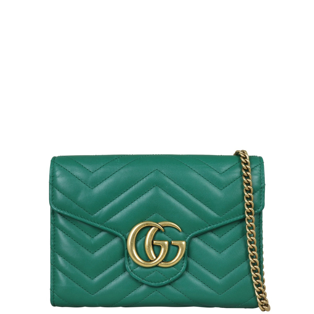 Gucci GG Marmont Matelasse Chain Wallet