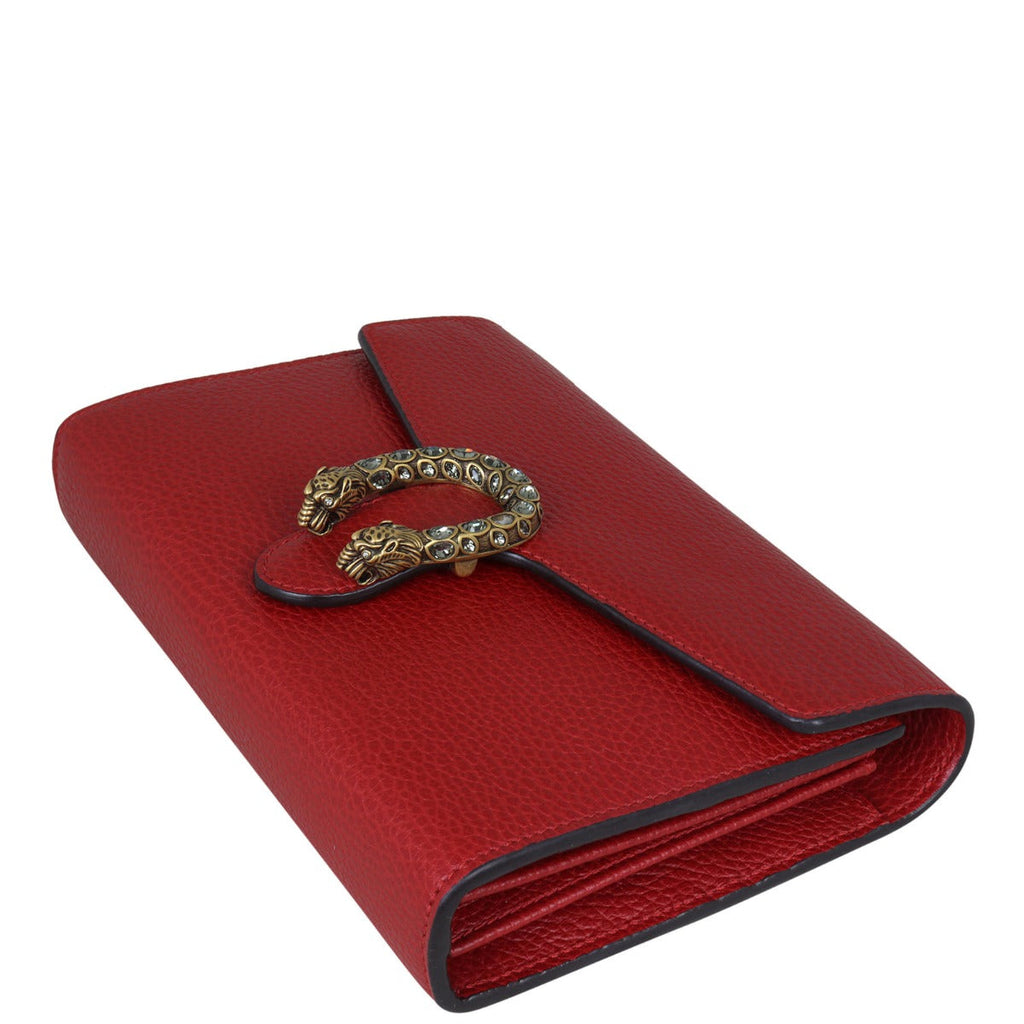 Gucci Dionysus Mini Leather Chain Wallet