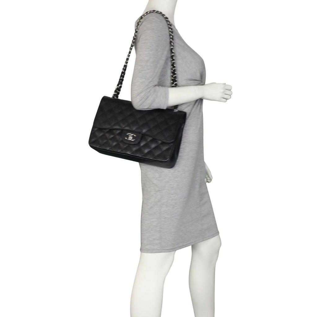 Chanel Classic Double Flap Jumbo | Silver Hardware