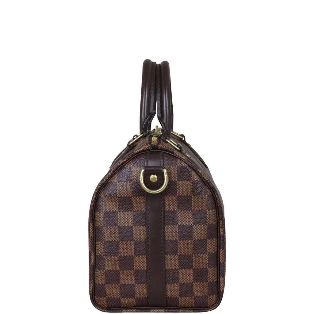 Louis Vuitton Speedy 25 Bandouliere Damier Ebene