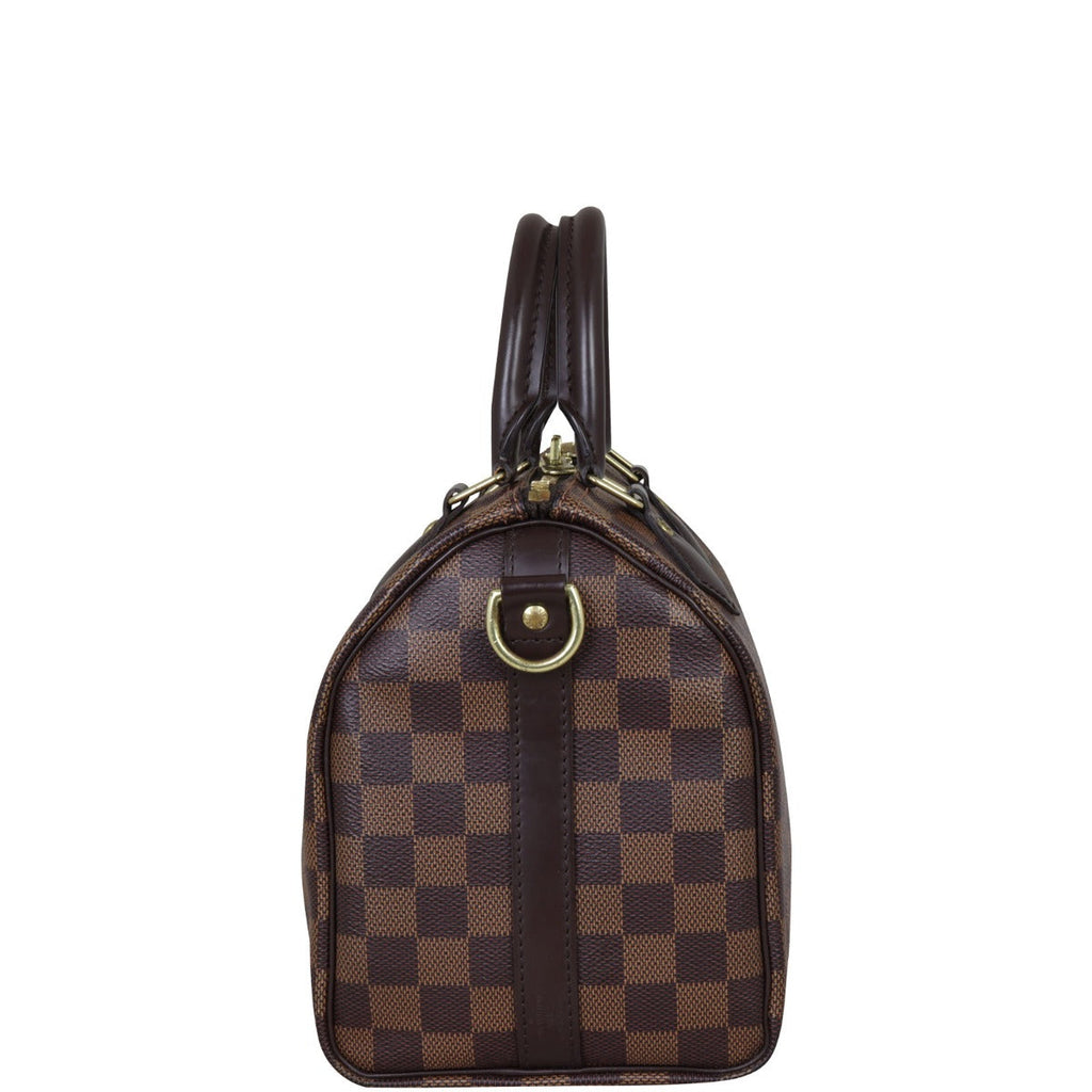 Louis Vuitton Speedy 25 Bandouliere Damier Ebene
