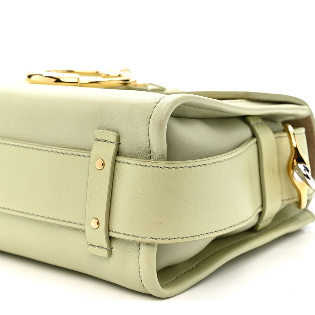 Calfskin Mini Tess Day Bag Light Eucalyptus
