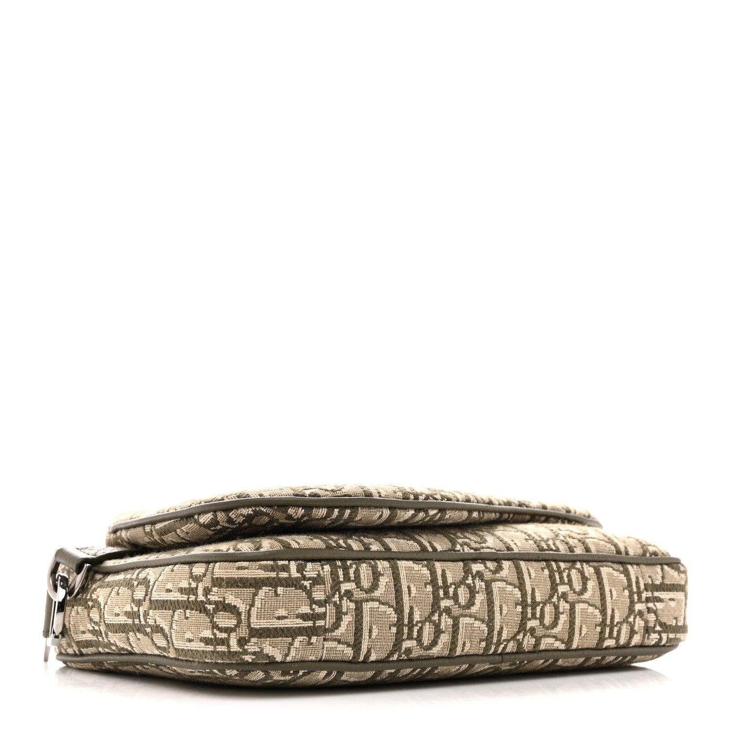 Oblique Saddle Triple Pouch Green