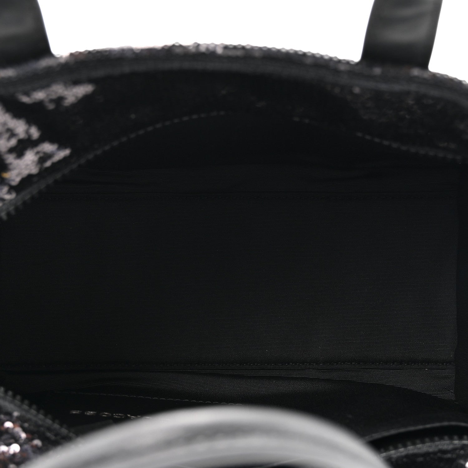 Sequin Small The Tote Bag Black