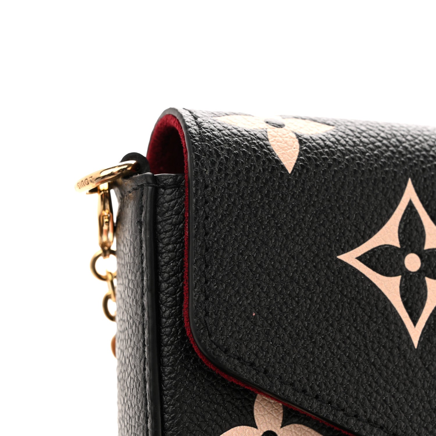 Empreinte Monogram Giant Felicie Pochette Black Beige