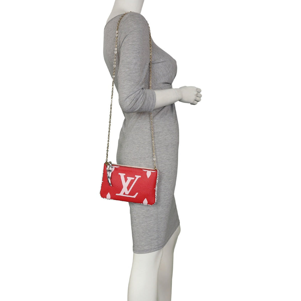 Louis Vuitton Pochette Double Zip Monogram Giant
