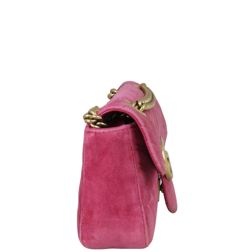 Gucci GG Marmont Velvet Mini Shoulder Bag