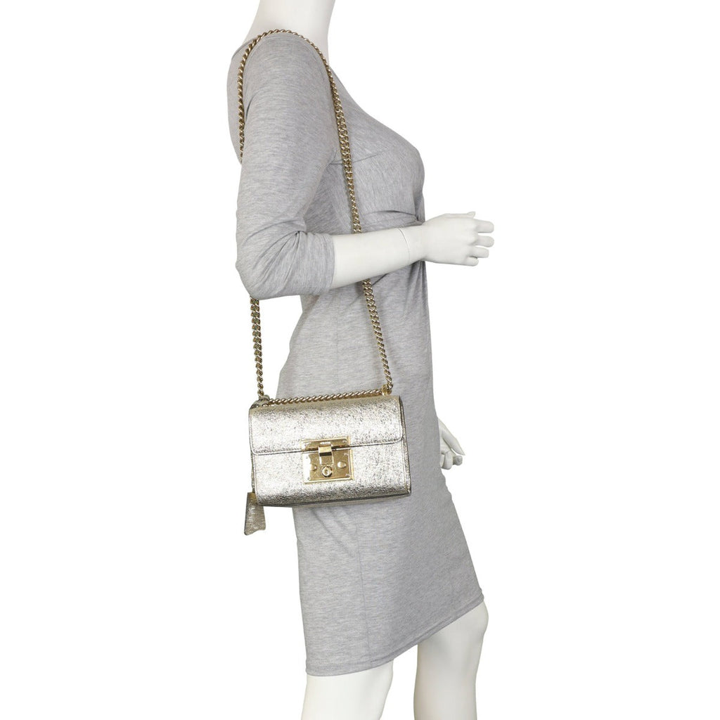 Gucci Padlock Metallic Small Shoulder Bag