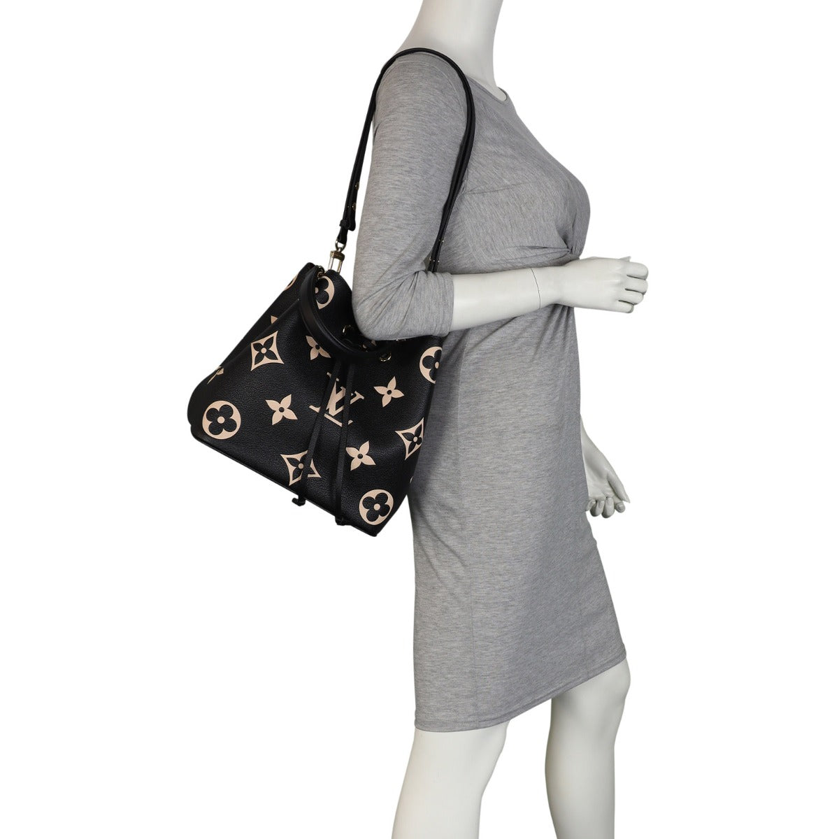 Louis Vuitton NeoNoe MM Monogram Empreinte Giant Bicolour