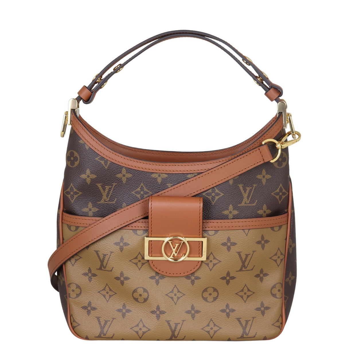 Louis Vuitton Dauphine Hobo PM Monogram Reverse