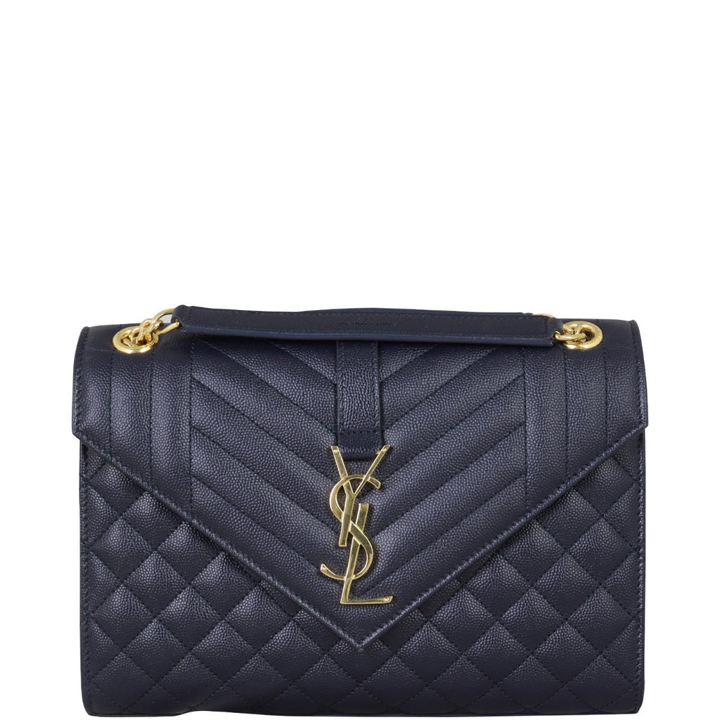 Saint Laurent Monogram Mix Matelasse Envelope Chain Bag Medium