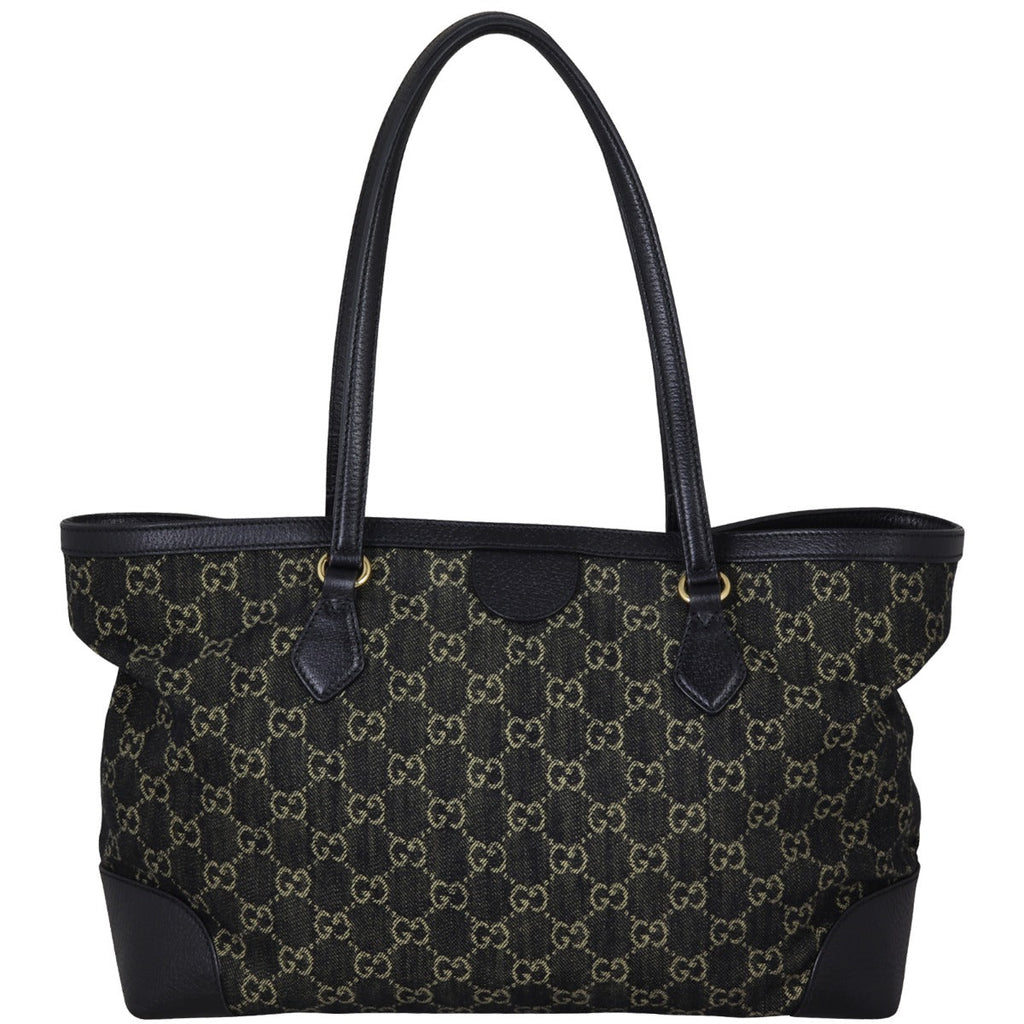 Gucci GG Denim Ophidia Tote Small