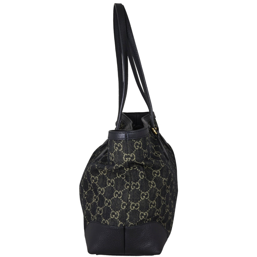 Gucci GG Denim Ophidia Tote Small