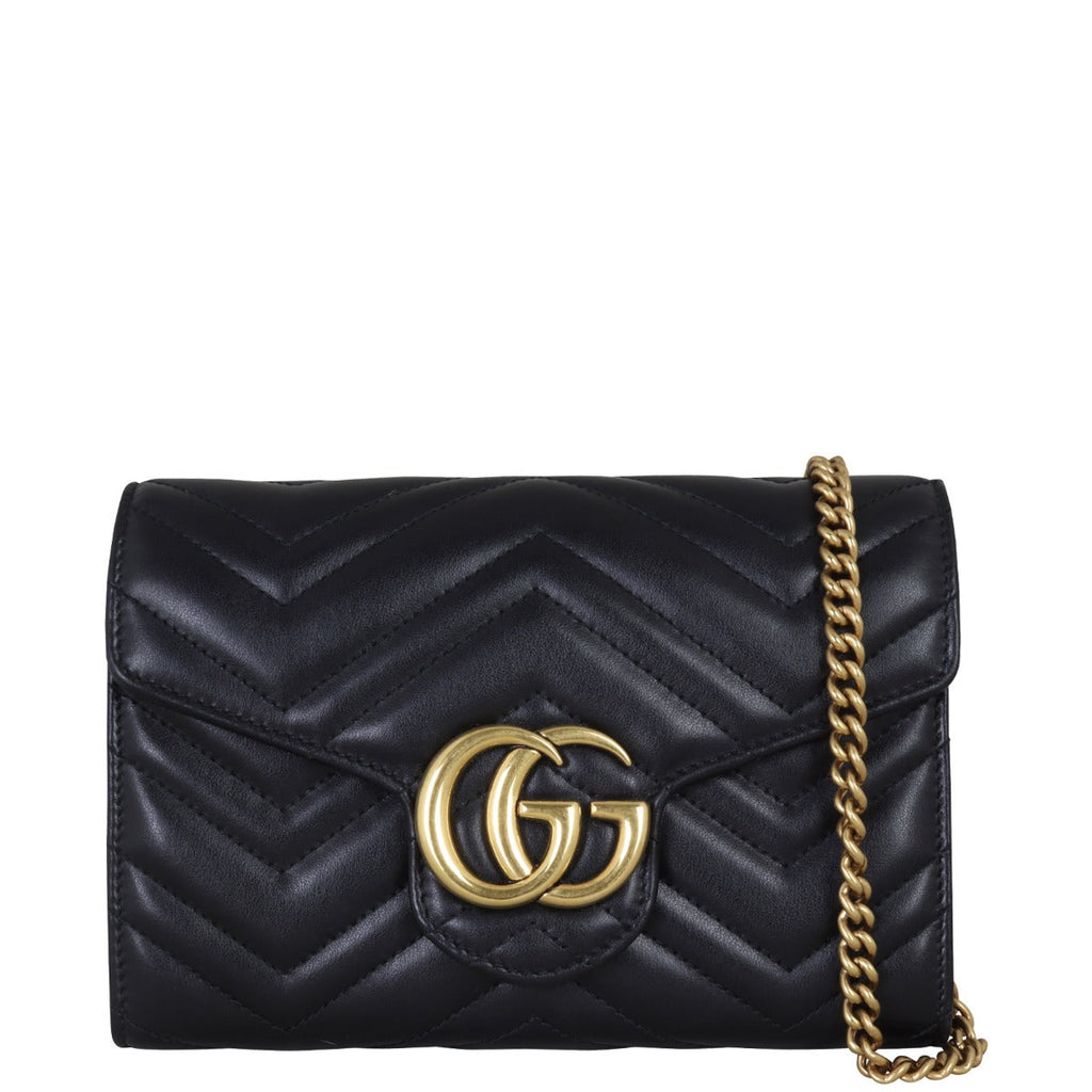 Gucci GG Marmont Matelasse Chain Wallet