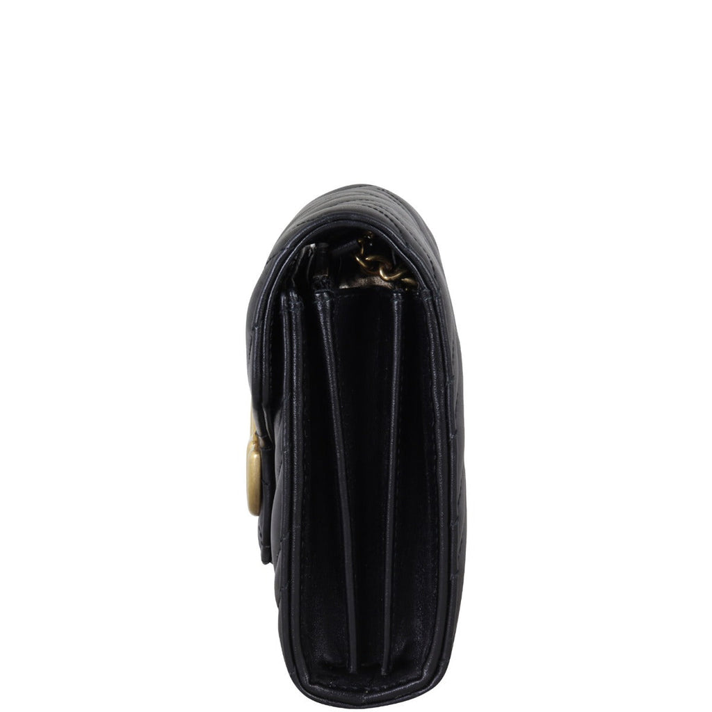 Gucci GG Marmont Matelasse Chain Wallet