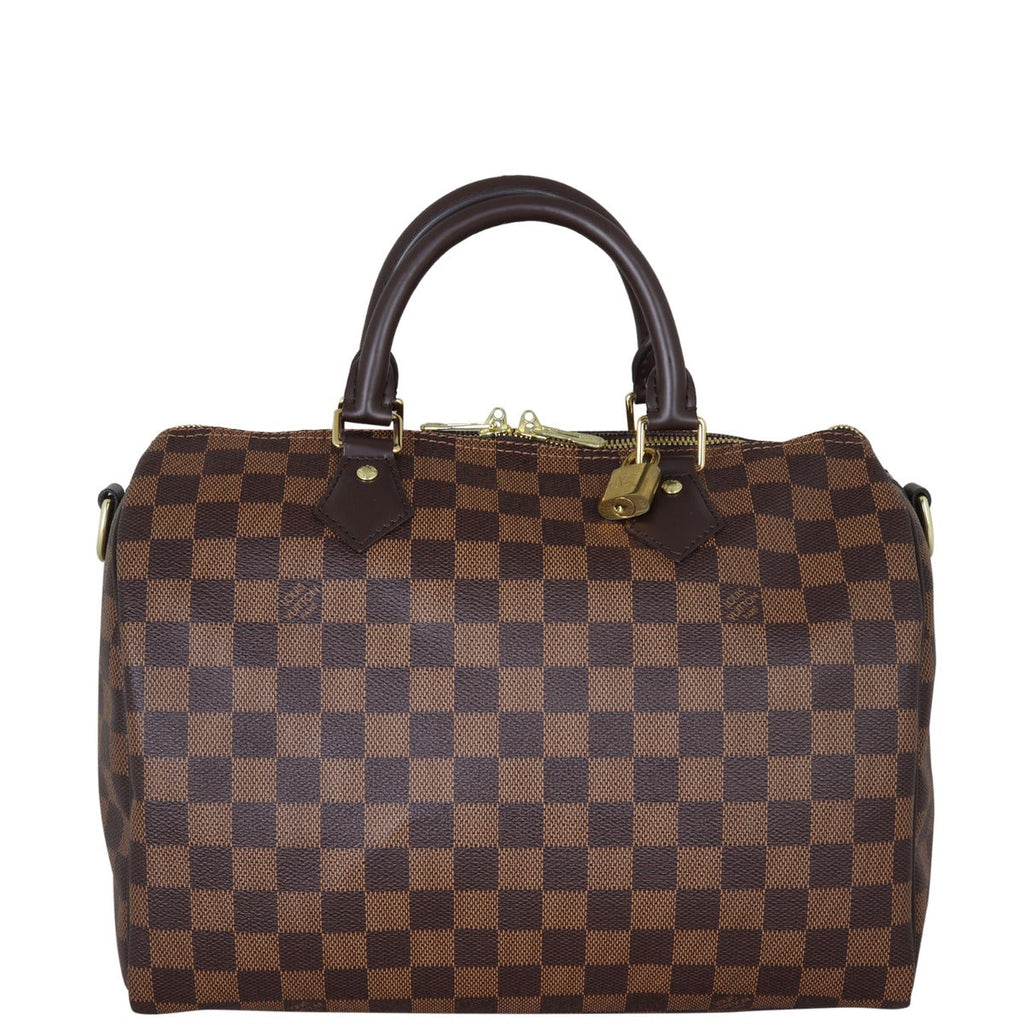 Louis Vuitton Speedy 30 Bandouliere Damier Ebene