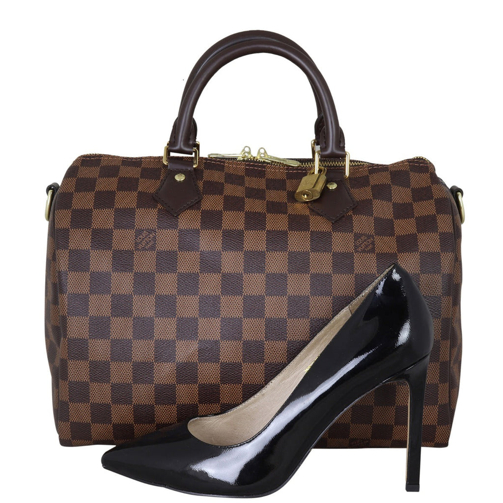 Louis Vuitton Speedy 30 Bandouliere Damier Ebene