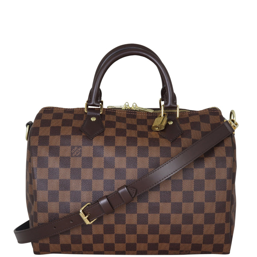 Louis Vuitton Speedy 30 Bandouliere Damier Ebene