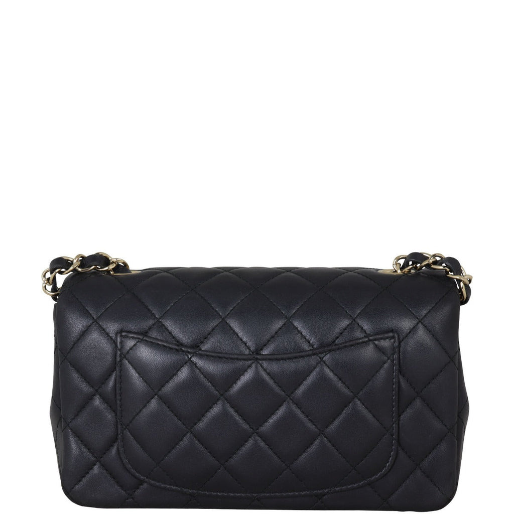 Chanel Classic Flap Mini Rectangular Bag | Black GHW