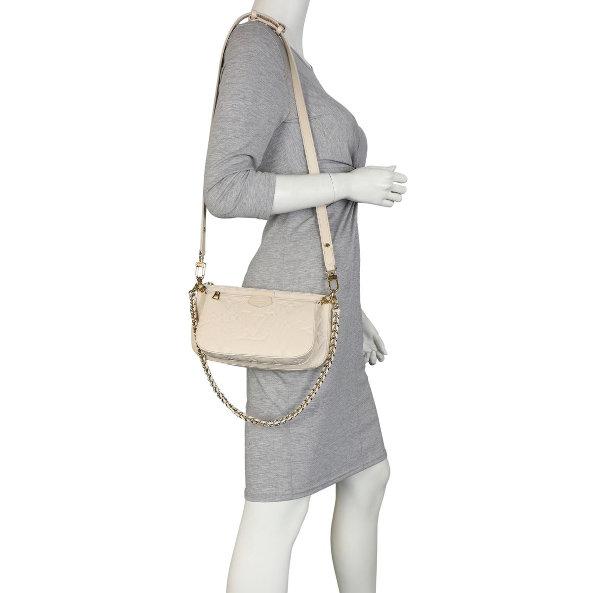 Louis Vuitton Multi Pochette Accessoires Monogram Empreinte