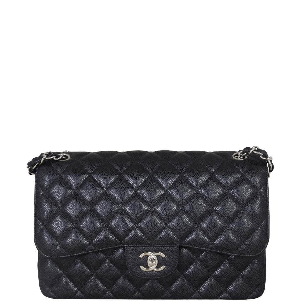Chanel Classic Double Flap Jumbo | Black Caviar