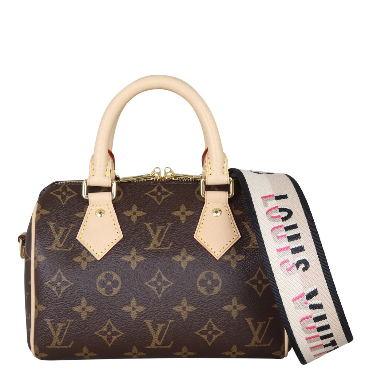 Louis Vuitton Speedy 20 Bandouliere Monogram with Embroidered Strap