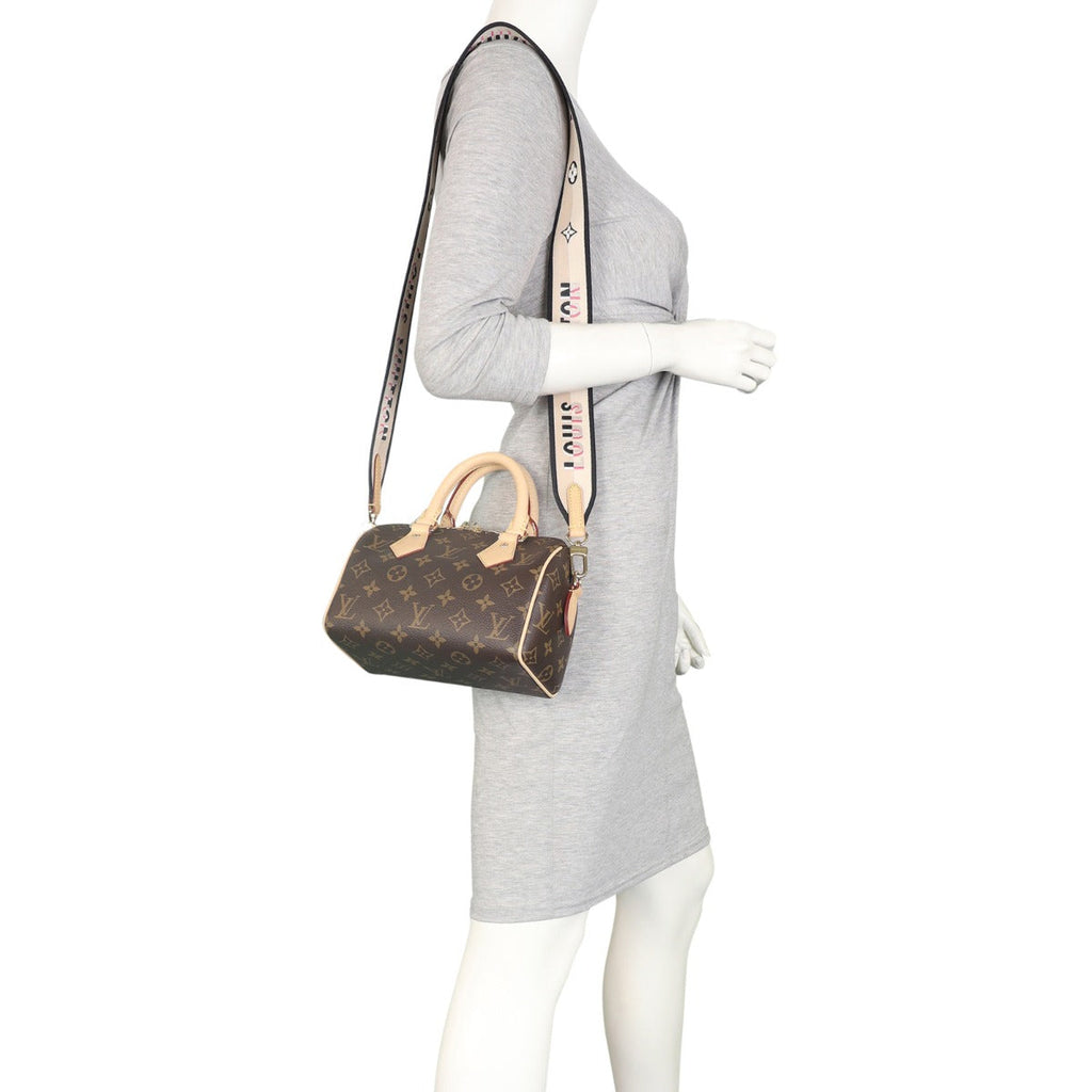 Louis Vuitton Speedy 20 Bandouliere Monogram with Embroidered Strap