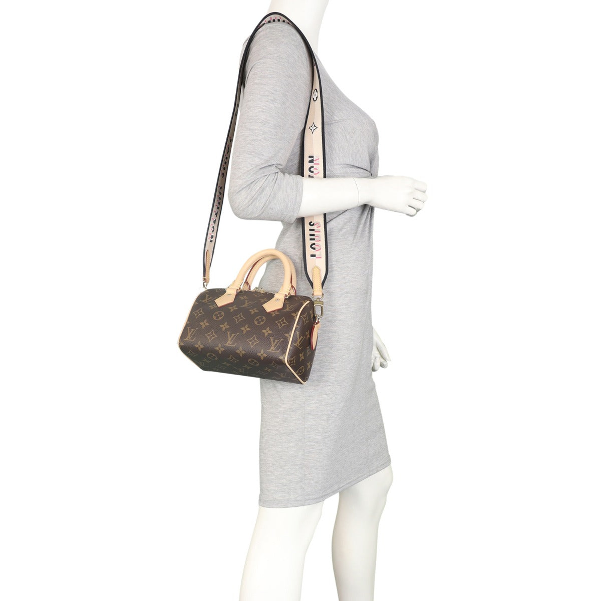 Louis Vuitton Speedy 20 Bandouliere Monogram with Embroidered Strap