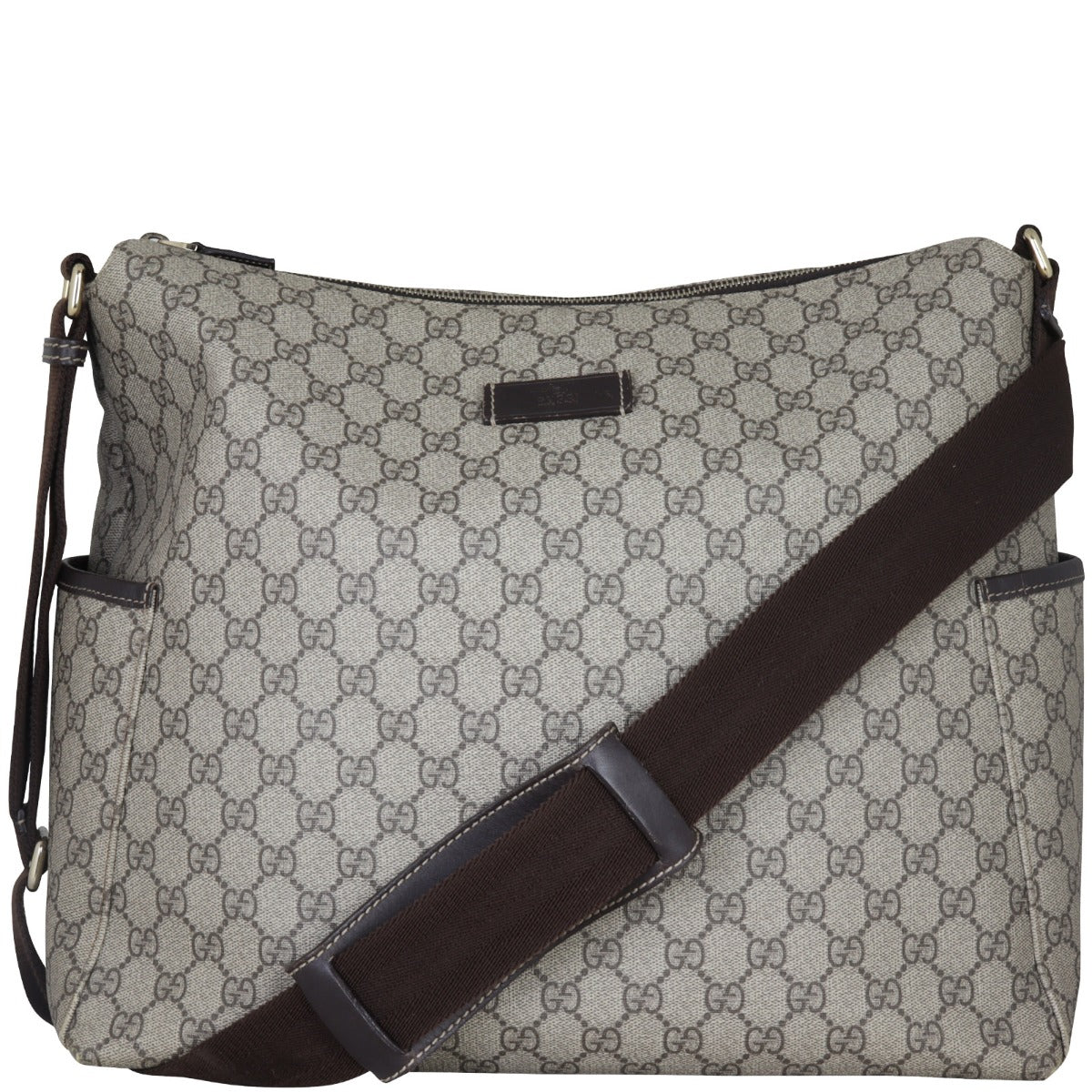 Gucci GG Supreme Side Pocket Messenger Bag