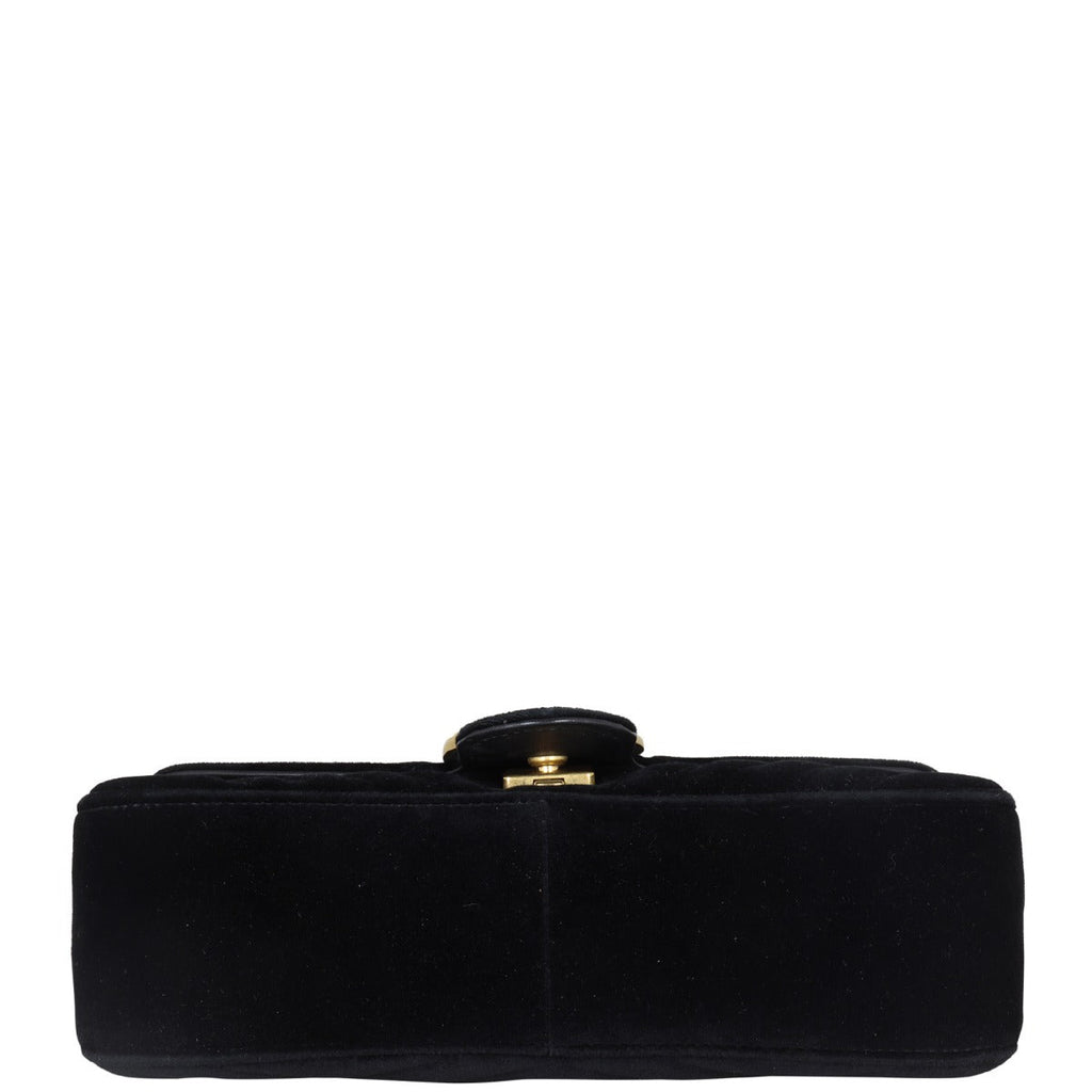 Gucci GG Marmont Small Velvet Shoulder Bag