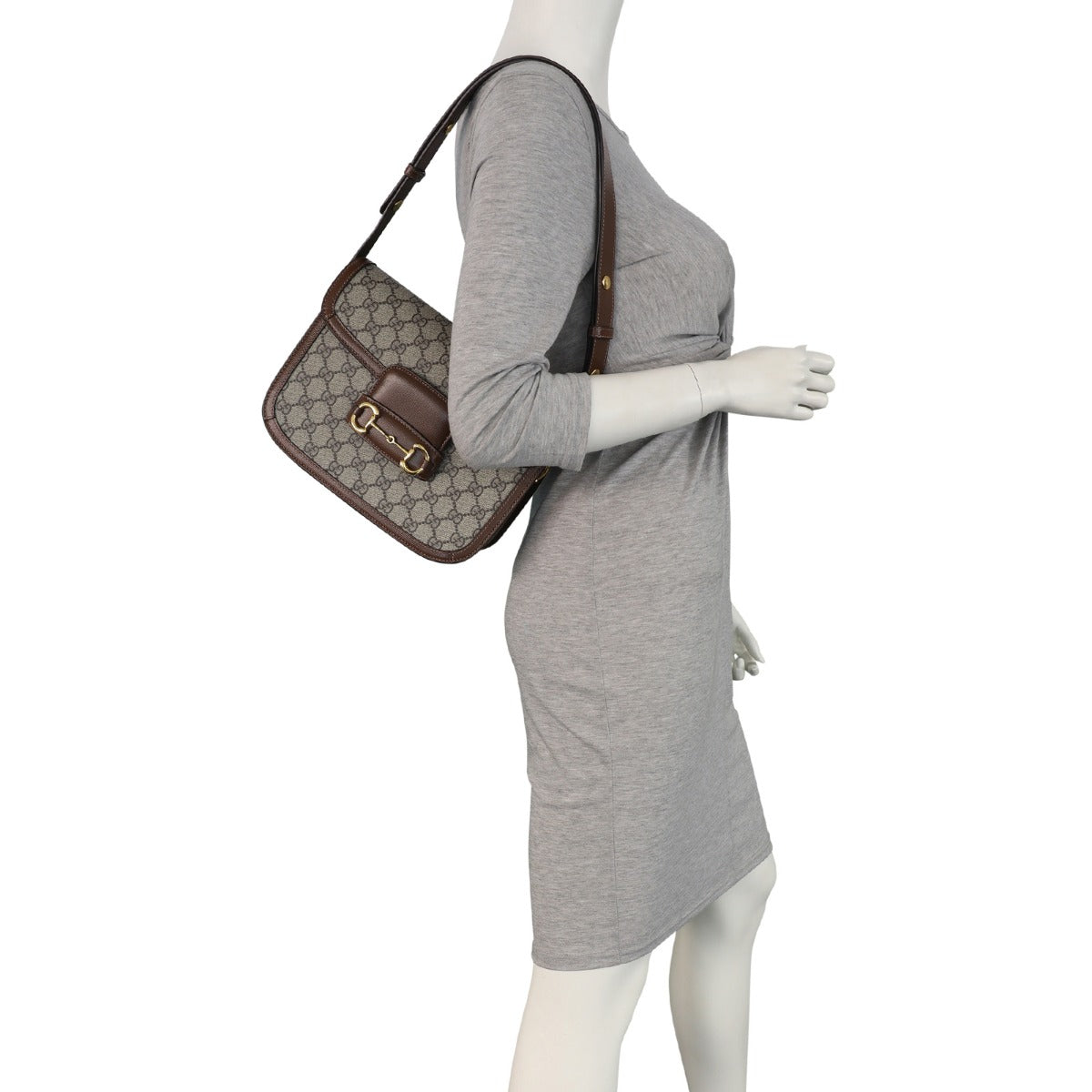 Gucci GG Supreme Horsebit 1955 Shoulder Bag