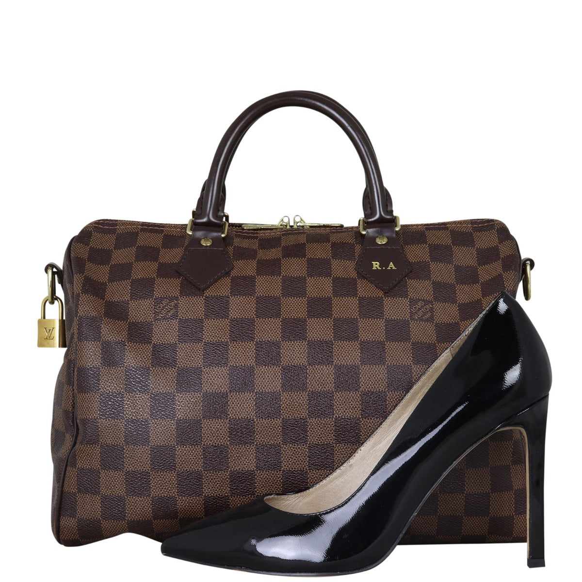 Louis Vuitton Speedy 30 Bandouliere Damier Ebene