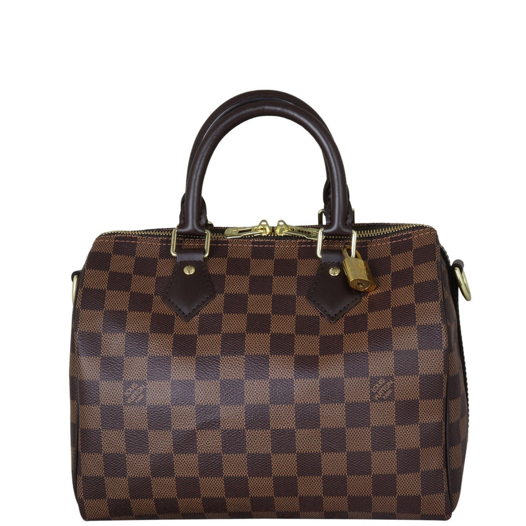 Louis Vuitton Speedy 25 Bandouliere Damier Ebene