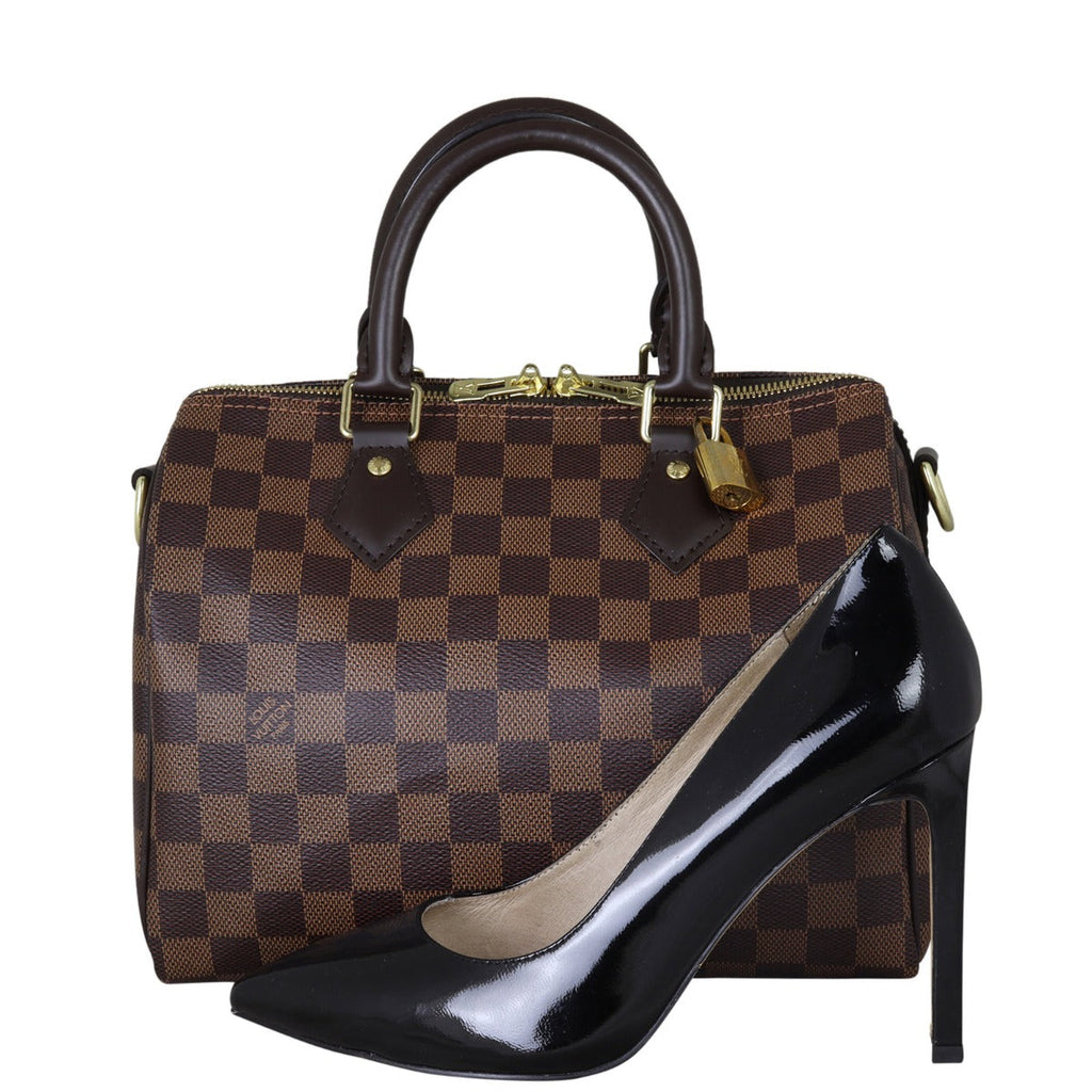 Louis Vuitton Speedy 25 Bandouliere Damier Ebene