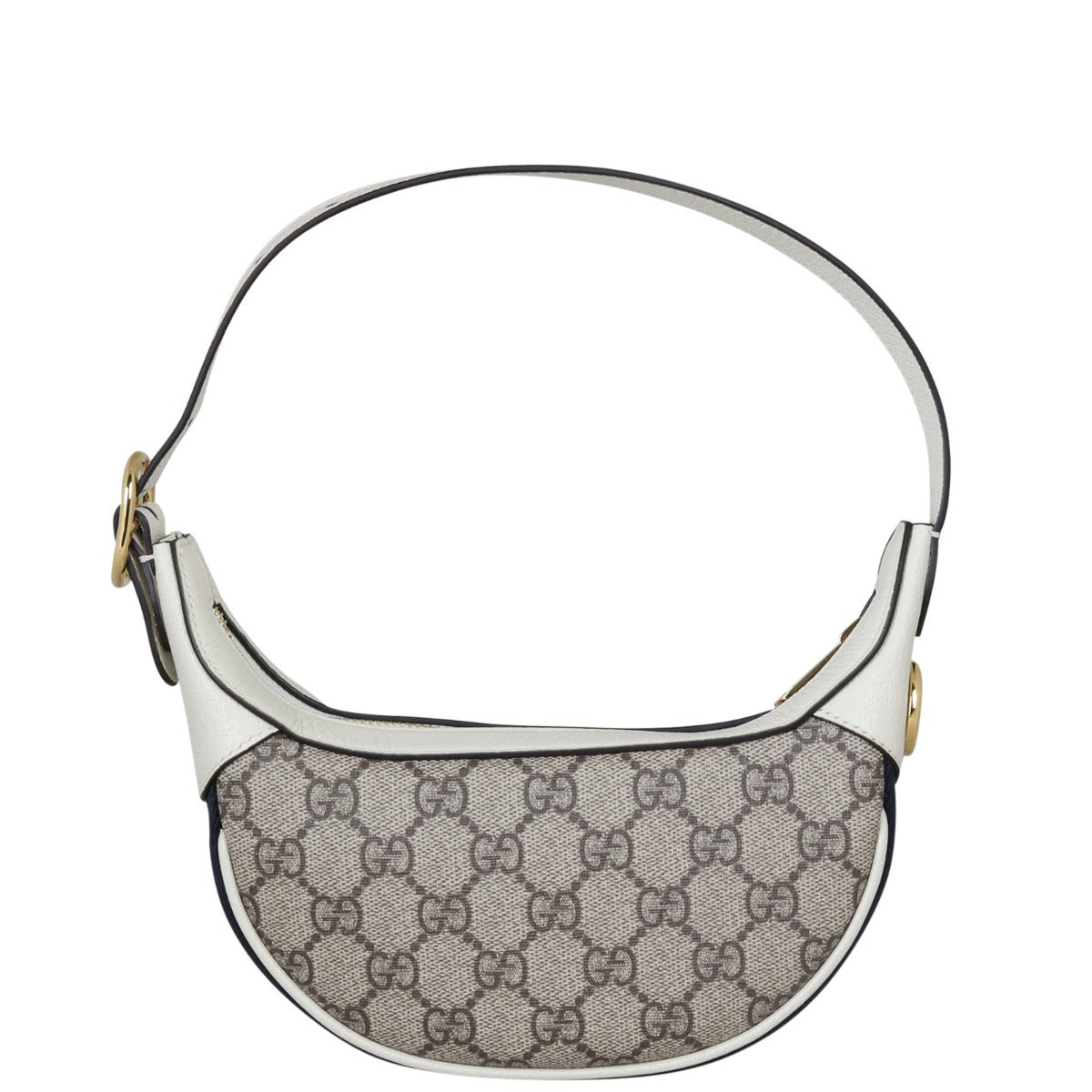 Gucci Ophidia GG Supreme Mini Crescent Shoulder Bag