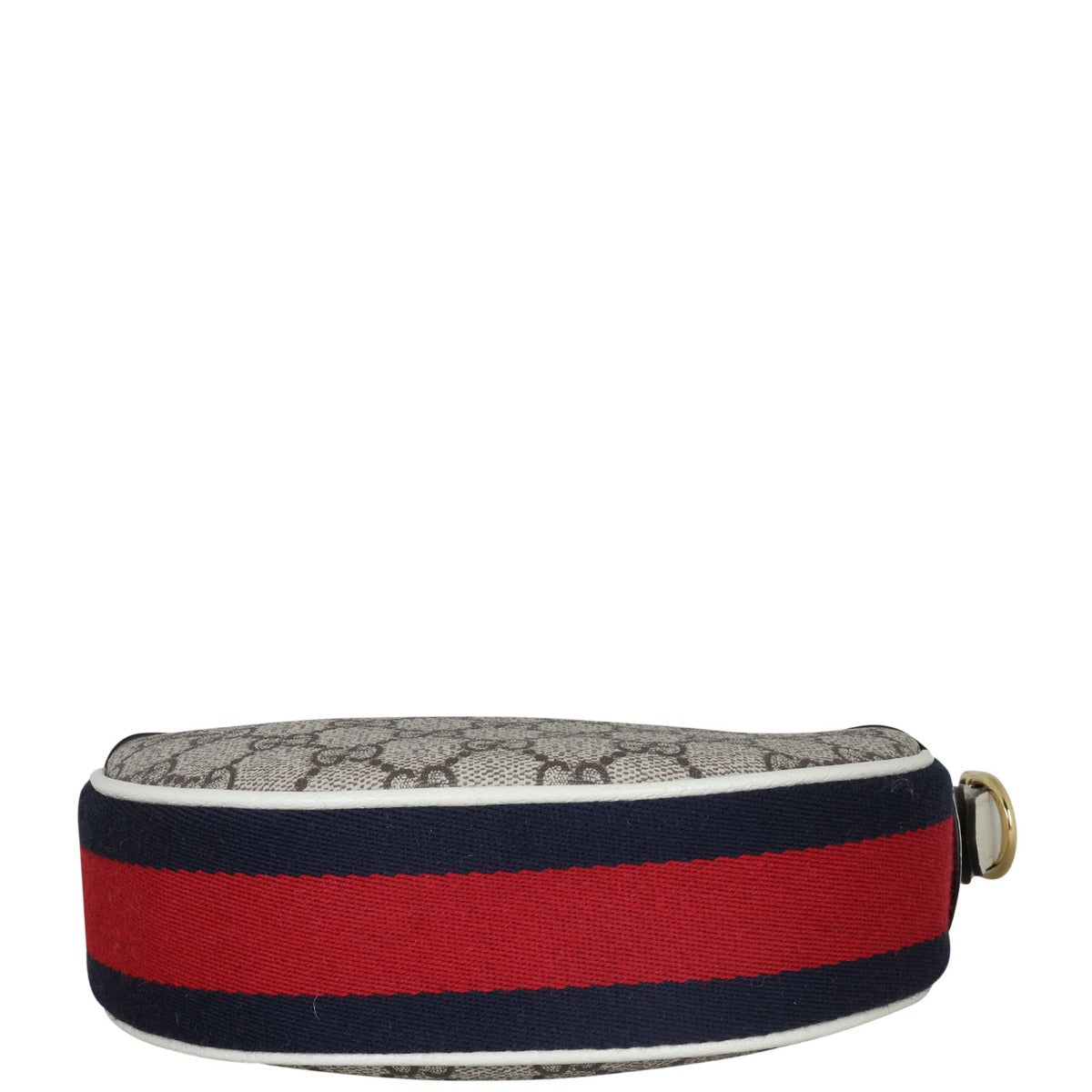 Gucci Ophidia GG Supreme Mini Crescent Shoulder Bag