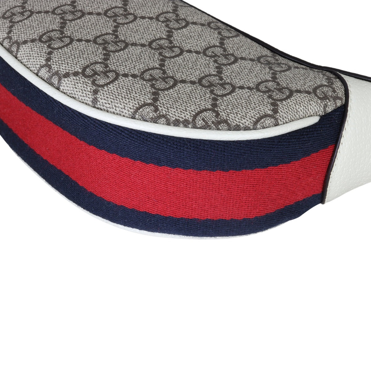 Gucci Ophidia GG Supreme Mini Crescent Shoulder Bag
