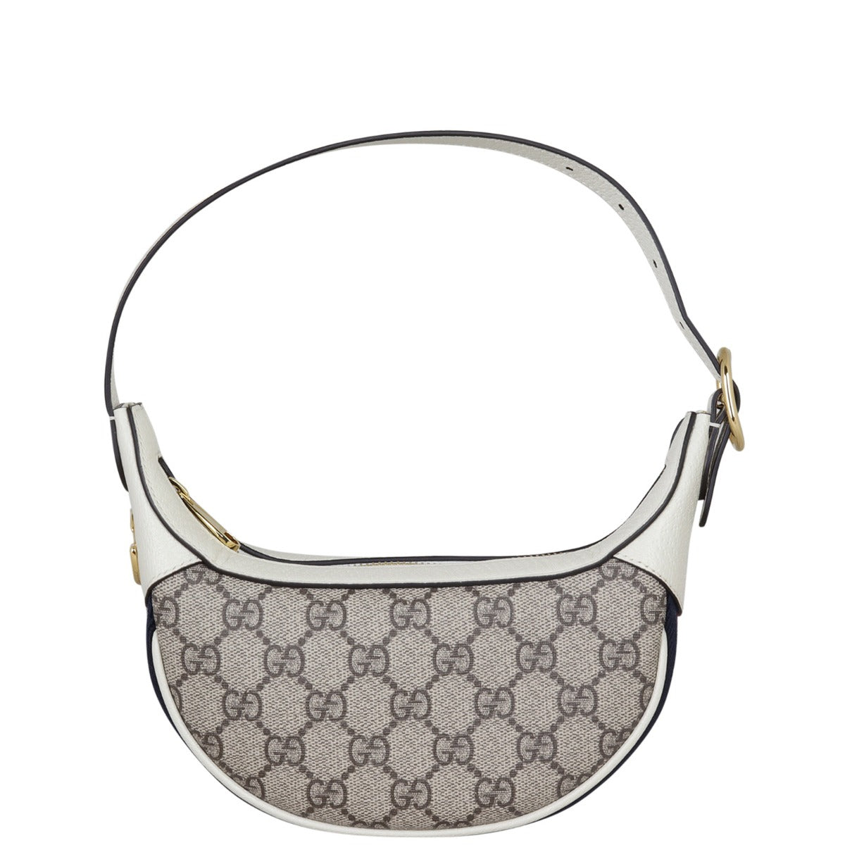 Gucci Ophidia GG Supreme Mini Crescent Shoulder Bag
