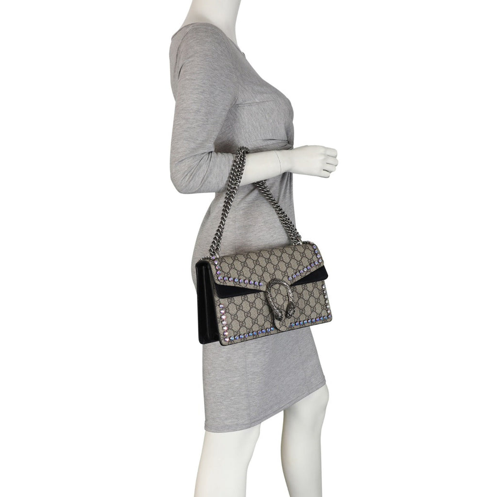Gucci Dionysus Crystal Embellished Small Shoulder Bag