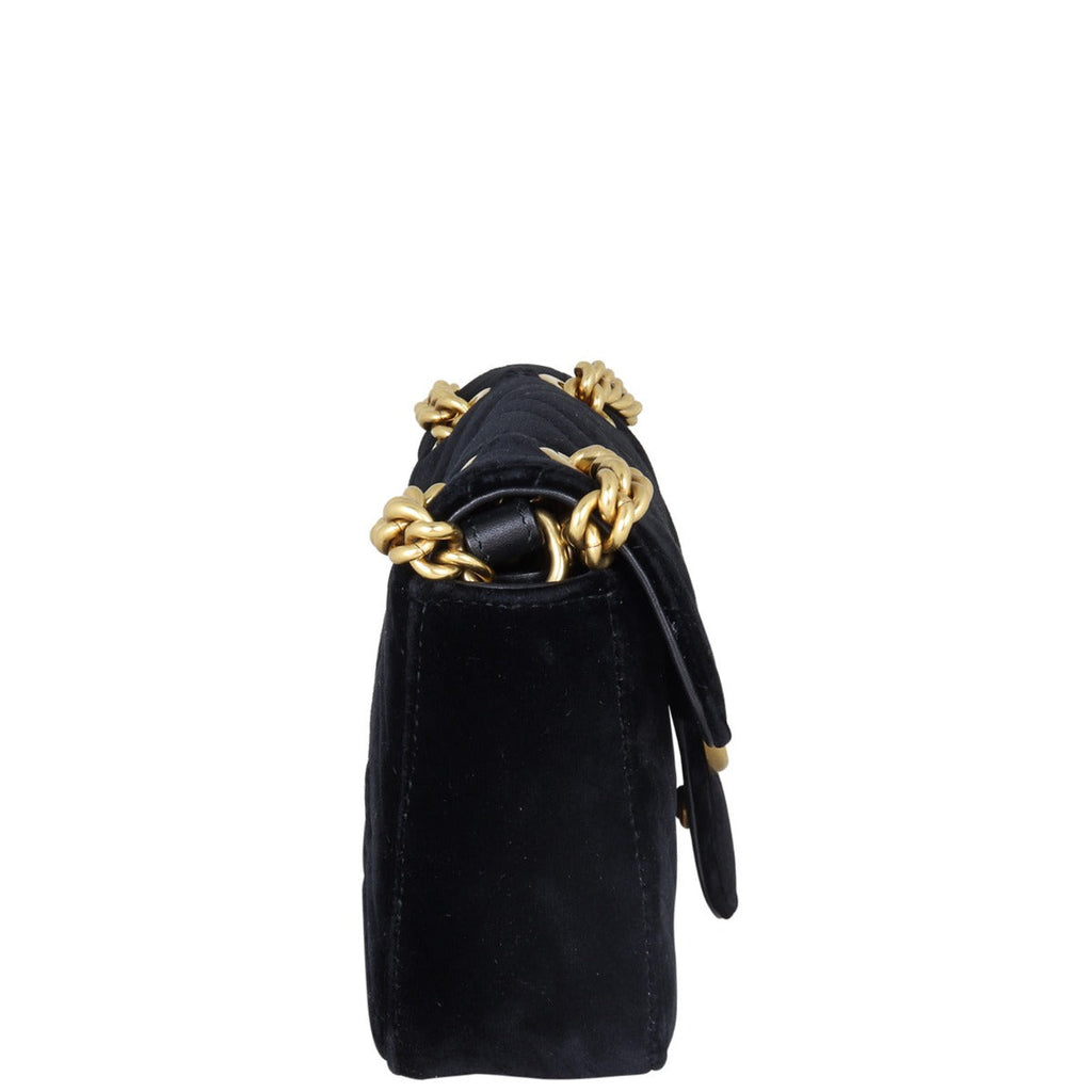 Gucci Marmont Velvet Mini Shoulder Bag