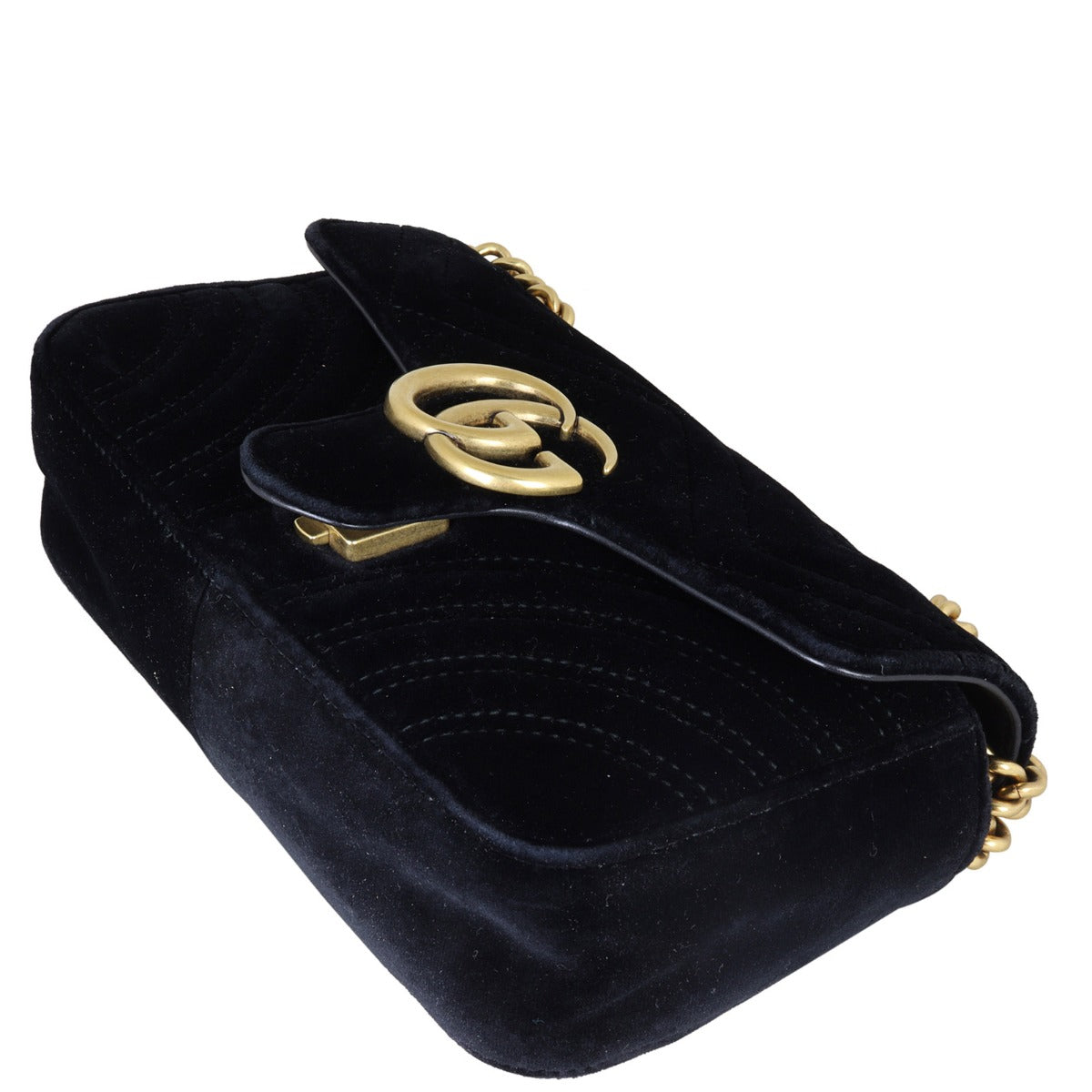 Gucci Marmont Velvet Mini Shoulder Bag